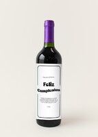 Imagen preview para Personaliza Vino concha y toro con etiqueta "Feliz cumpleaños" - 1