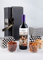 Imagen preview para Personaliza Vino tinto con foto y botanas - 1