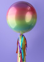 Imagen preview para Personaliza tu Globo Esfera Arcoiris - 6