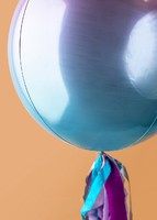 Imagen preview para Personaliza tu Globo Esfera Rosa con Azul - 2