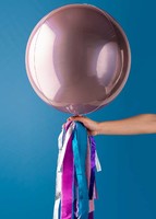 Imagen preview para Personaliza tu Globo Esfera Rosa - 5