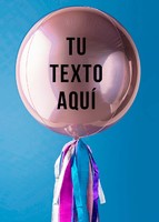 Imagen preview para Personaliza tu Globo Esfera Rosa - 1