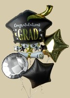 Imagen preview para Arreglo de Globos con Figura de Birrete - 1