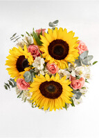 Imagen preview para Ramo con Girasoles y Rosas - 1