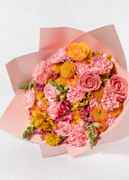 Imagen preview para Ramo de Rosas Naranjas y Rosas - 3