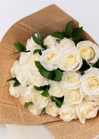 Imagen preview para Ramo de 24 Rosas Blancas - 3