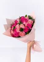 Imagen preview para Ramo de 24 Rosas Rosas - 2