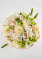 Imagen preview para Ramo de Claveles Blancos y Margaritas - 1