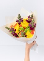 Imagen preview para Ramo de Codorniz Amarillo y Mini Rosas - 2