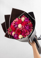 Imagen preview para Latido Ramo de Rosas Rojas y Claveles - 2