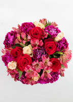 Imagen preview para Latido Ramo de Rosas Rojas y Claveles - 1