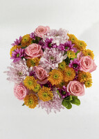 Imagen preview para Brillo fugaz ramo con rosas y margaritas - 1