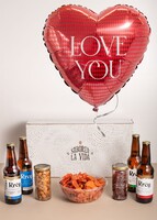 Imagen preview para Regalo con Cerveza, Botanas y Globo - 1