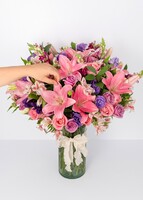 Imagen preview para Dulce Armonía con Lilys y Lisianthus - 2