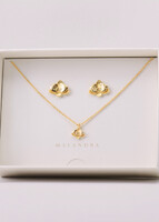 Imagen preview para Set Collar y Aretes Orquídea Malandra - 1