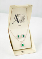 Imagen preview para Set Zirconia Verde Amalaya - 3