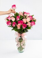 Imagen preview para Sueño de Rosas Combinadas en Jarron - 2