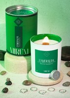 Imagen preview para Vela Mirum Esmeralda con Anillo 400 ml  - 1
