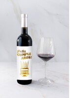 Imagen preview para Vino 3V con etiqueta "Feliz cumpleaños" - 3