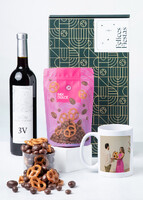Imagen preview para Vino 3v con Taza y Bolsa Mix Dulce EF Felices Fiestas - 1