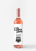 Imagen preview para Vino Beringer con etiqueta "Feliz cumpleaños" - 1
