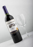 Imagen preview para Vino Merlot con Botanas y Termo Blanco Personalizado - 3