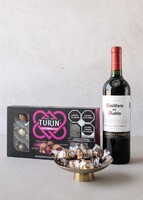 Imagen preview para Vino Tinto con Chocolates Turin - 1