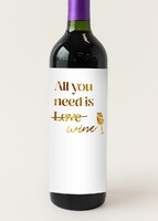 Imagen preview para Personaliza Vino concha y toro con etiqueta "All you need is love" - 4