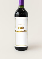 Imagen preview para Personaliza Vino concha y toro con etiqueta "Feliz cumpleaños" - 4