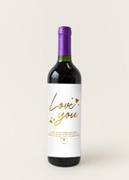 Imagen preview para Personaliza Vino concha y toro con etiqueta  "Love you" - 1