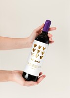 Imagen preview para Personaliza Vino concha y toro con etiqueta "TE AMO" - 2