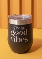 Imagen preview para Vaso 12 Oz "Filled with Good Vibes" - 4