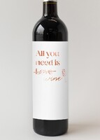 Imagen preview para Personaliza Vino 3V con etiqueta "All you need is love" - 4