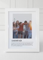 Imagen preview para Marco Amistad Chico en Blanco - 2