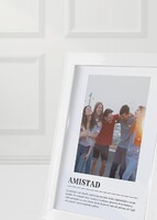 Imagen preview para Marco Amistad Chico en Blanco - 3