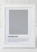 Imagen preview para Marco Amistad Chico en Blanco - 4