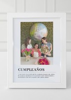 Imagen preview para Marco Cumpleaños Chico en Blanco - 1