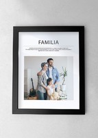 Imagen preview para Marco Familia Grande en Negro - 1