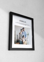 Imagen preview para Marco Familia Grande en Negro - 3