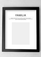 Imagen preview para Marco Familia Grande en Negro - 5