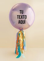 Imagen preview para Personaliza Globo Esfera Lila - 1