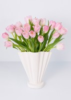 Imagen preview para 20 Tulipanes Rosa en Jarrón - 1