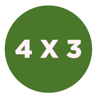 Sticker temporalidad Globo Magenta y Muffins La Divinata